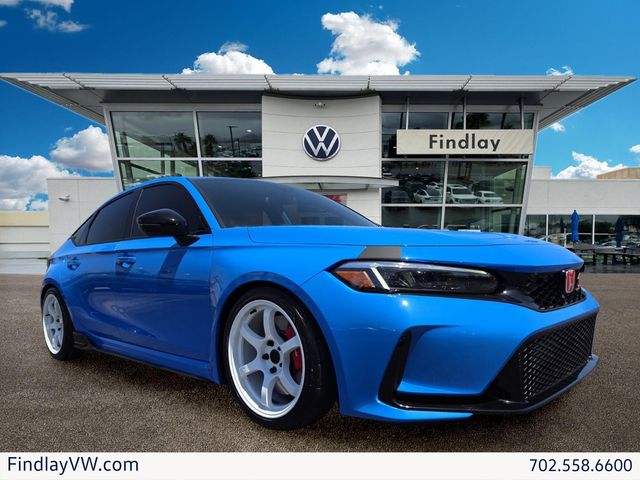 Boost Blue Pearl 2025 Honda Civic Type R Hatchback Front-Wheel Drive 6-Speed Manual