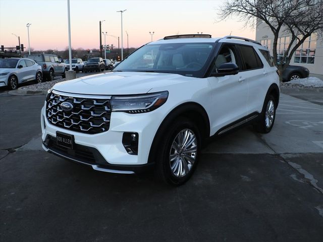 Used 2025 Ford Explorer Platinum with VIN 1FMUK8HH9SGA00590 for sale in Kansas City