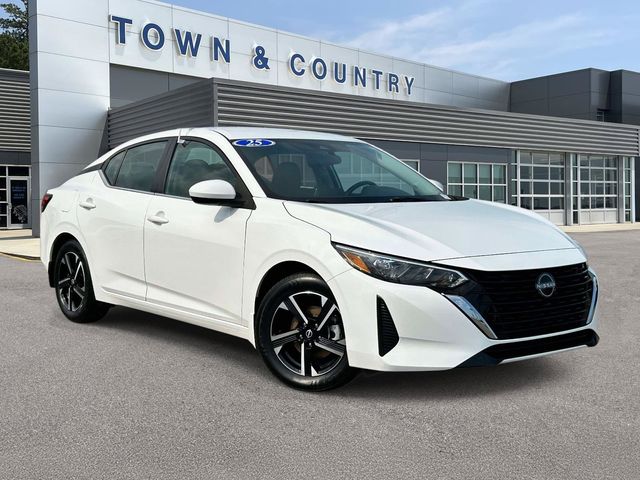White (Fresh Powder) 2025 Nissan Sentra Sedan Front-Wheel Drive Continuously Variable Transmission