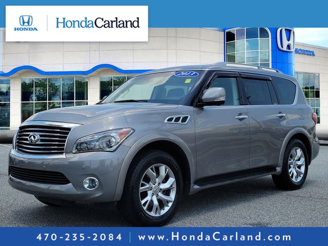 Gray (Platinum Graphite) 2013 INFINITI QX56 RWD SUV / Crossover 4X2 7-Speed Automatic