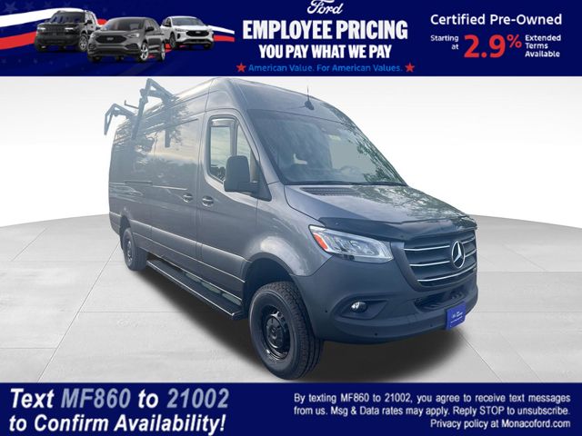 Selenite Gray Metallic 2024 Mercedes-Benz Sprinter Cargo 2500 170 High Roof AWD Van All-Wheel Drive 9-Speed Automatic