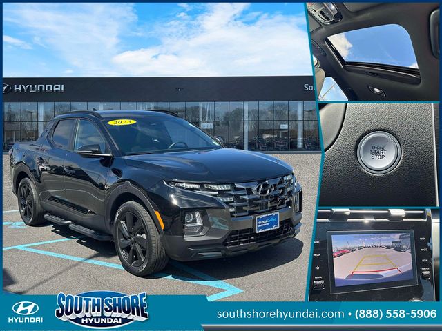 Phantom Black 2023 Hyundai Santa Cruz Night Crew Cab AWD Pickup Truck All-Wheel Drive Automatic