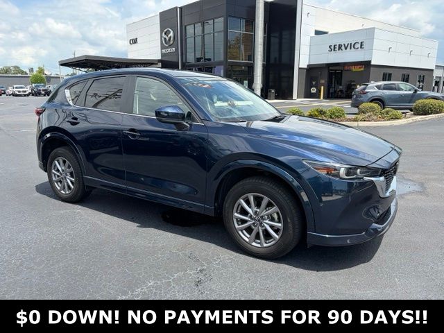 Crystal Blue 2024 Mazda CX-5 SUV / Crossover All-Wheel Drive 6-Speed Automatic