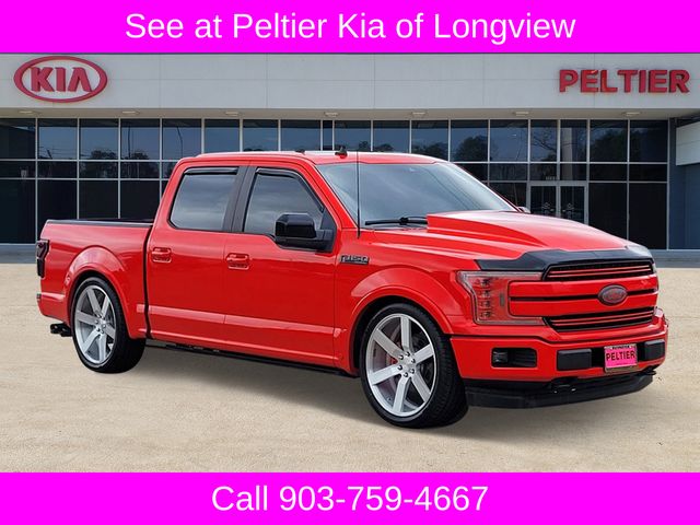 Race Red 2019 Ford F-150 Lariat SuperCrew 4WD Pickup Truck Four-Wheel Drive Automatic