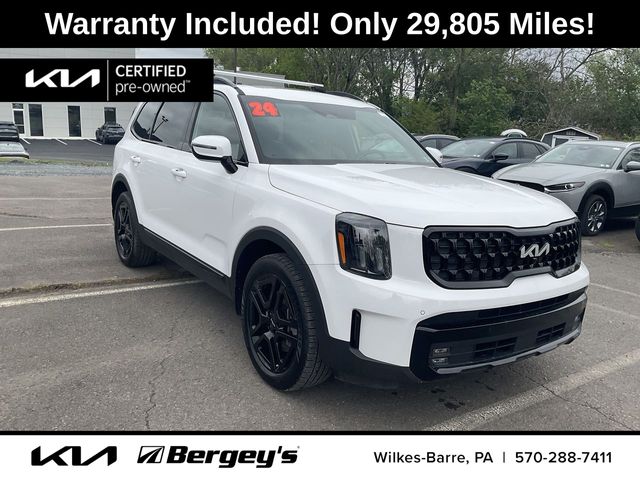 Glacial White Pearl 2024 Kia Telluride SUV / Crossover All-Wheel Drive 8-Speed Automatic