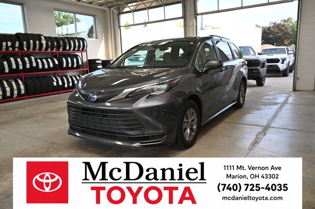 Magnetic Gray Metallic 2025 Toyota Sienna Minivan All-Wheel Drive Continuously Variable Transmission