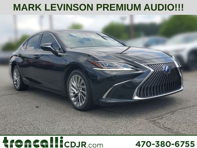 Black (Caviar) 2021 Lexus ES Hybrid Sedan Front-Wheel Drive Continuously Variable Transmission