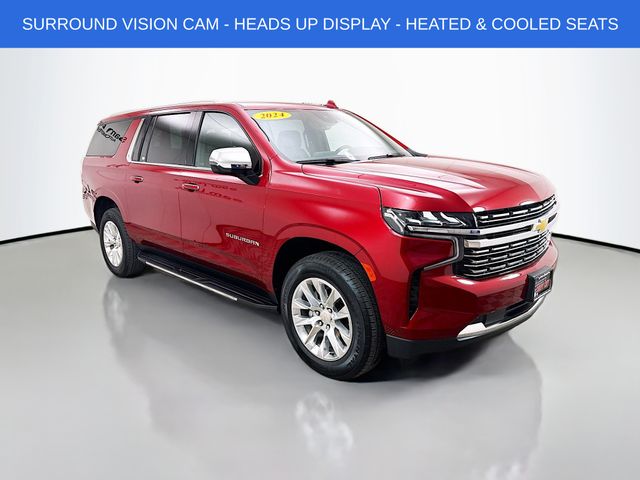 Radiant Red Tintcoat 2024 Chevrolet Suburban Premier 4WD SUV / Crossover Four-Wheel Drive