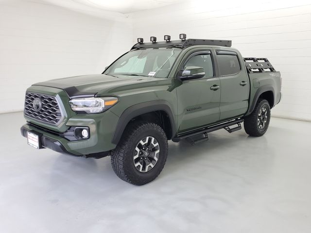 Army Green 2021 Toyota Tacoma TRD Off Road Double Cab 4WD Pickup Truck Four-Wheel Drive 6-Speed Automatic