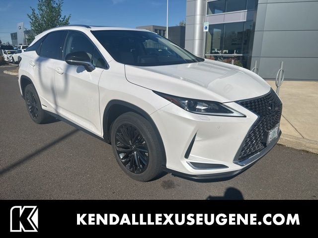 White Pearl 2022 Lexus RX Hybrid 450h AWD SUV / Crossover All-Wheel Drive Continuously Variable Transmission