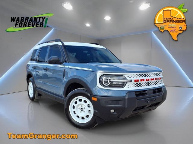 Blue (Azure Gray Metallic) 2025 Ford Bronco Sport Heritage AWD SUV / Crossover All-Wheel Drive 8-Speed Automatic