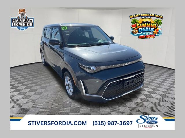 Gravity Gray 2023 Kia Soul LX FWD SUV / Crossover Front-Wheel Drive Continuously Variable Transmission
