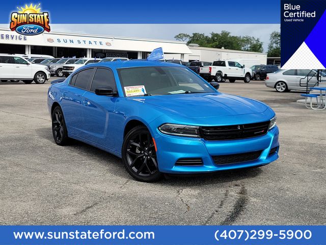 B5 Blue Pearlcoat 2023 Dodge Charger SXT RWD Sedan Rear-Wheel Drive 8-Speed Automatic