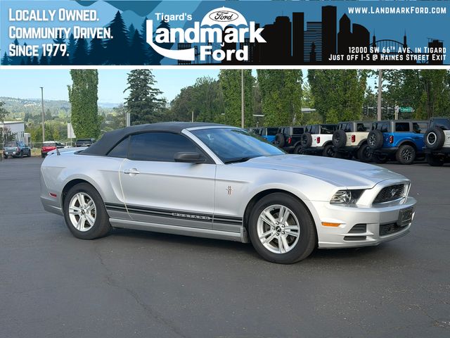 Ingot Silver 2013 Ford Mustang Convertible Rear-Wheel Drive 6-Speed Automatic