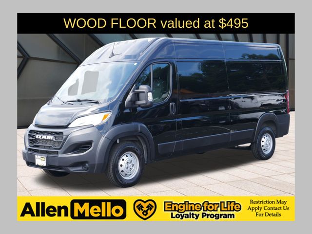 Black Clearcoat 2023 RAM ProMaster 2500 159 High Roof Cargo Van FWD Van Front-Wheel Drive 9-Speed Automatic