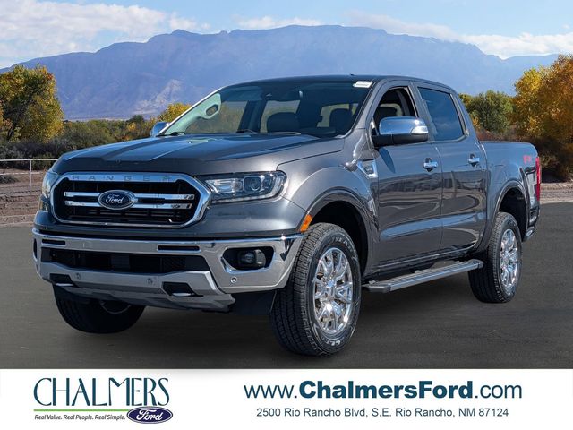 Gray (Magnetic Metallic) 2019 Ford Ranger Lariat SuperCrew 4WD Pickup Truck Four-Wheel Drive Automatic