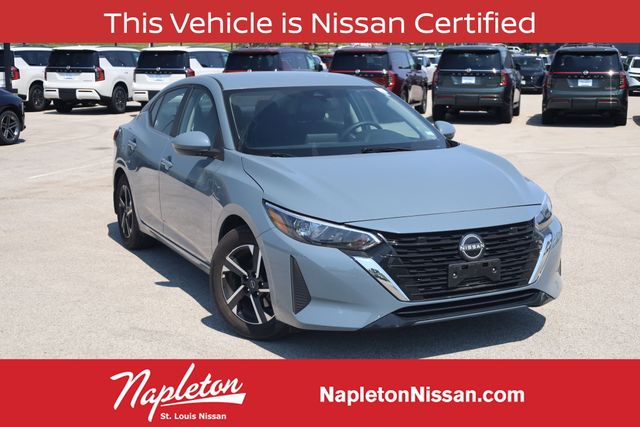 Atlantic Gray Metallic 2025 Nissan Sentra Sedan Front-Wheel Drive Continuously Variable Transmission