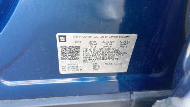 Used 2019 Blue Chevrolet Premier image 28