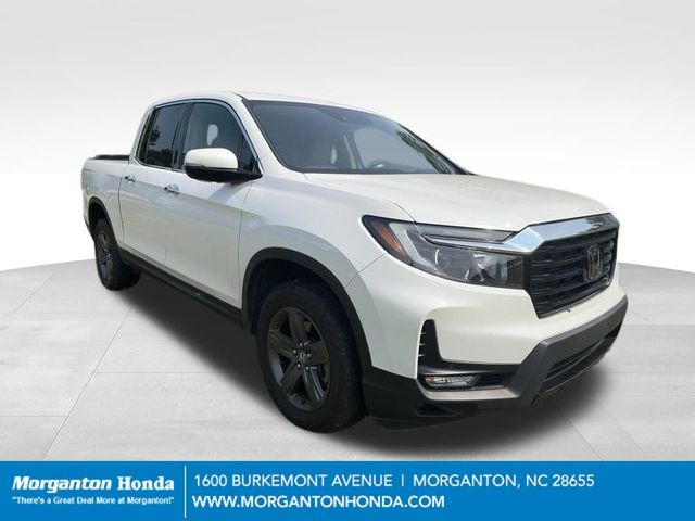 Platinum White Pearl 2023 Honda Ridgeline Pickup Truck All-Wheel Drive 9-Speed Automatic