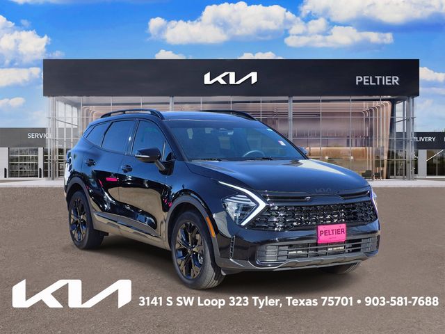 Ebony Black 2025 Kia Sportage SUV / Crossover All-Wheel Drive 8-Speed Automatic