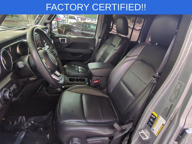Used 2021 Silver Jeep Unlimited Sahara Altitude image 14