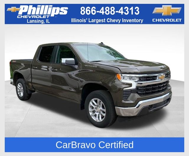 Harvest Bronze Metallic 2023 Chevrolet Silverado 1500 Pickup Truck Four-Wheel Drive 8-Speed Automatic