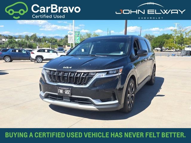 Aurora Black 2022 Kia Carnival Minivan Front-Wheel Drive 8-Speed Automatic