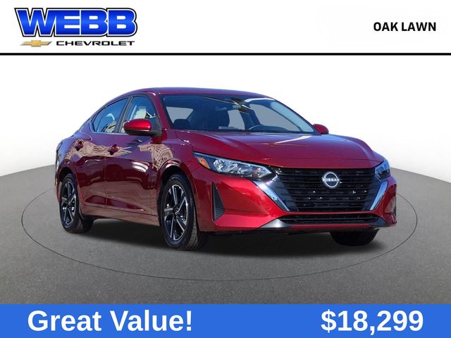 Red (Scarlet Ember Tintcoat) 2025 Nissan Sentra Sedan Front-Wheel Drive Continuously Variable Transmission