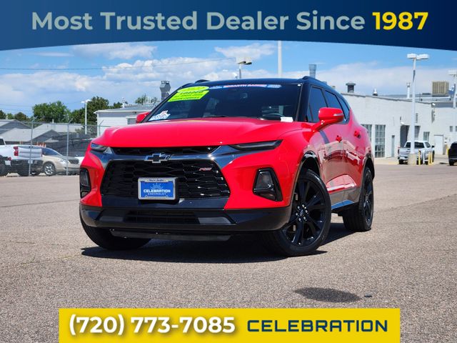 Red Hot 2022 Chevrolet Blazer RS AWD SUV / Crossover All-Wheel Drive 9-Speed Automatic Overdrive