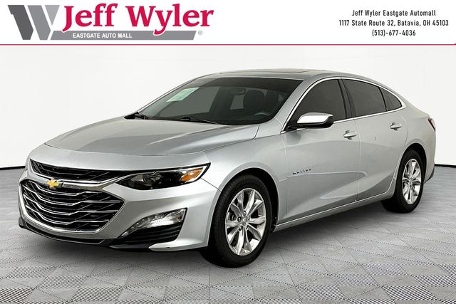 Silver 2021 Chevrolet Malibu LT FWD Sedan Front-Wheel Drive Automatic