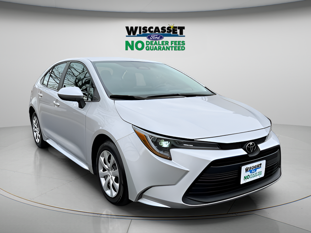 Classic Silver Metallic 2024 Toyota Corolla LE FWD Sedan Front-Wheel Drive Continuously Variable Transmission