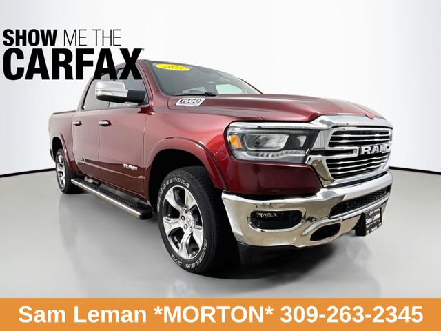 Delmonico Red Pearlcoat 2021 RAM 1500 Pickup Truck Four-Wheel Drive 8-Speed Automatic