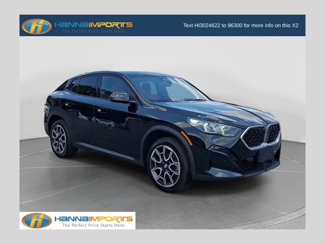 Black Sapphire Metallic 2025 BMW X2 SUV / Crossover All-Wheel Drive 7-Speed Automatic