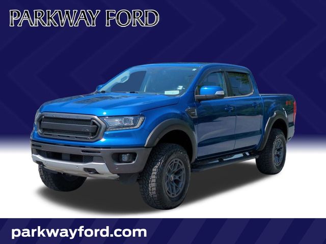 Lightning Blue Metallic 2019 Ford Ranger Pickup Truck Four-Wheel Drive Automatic