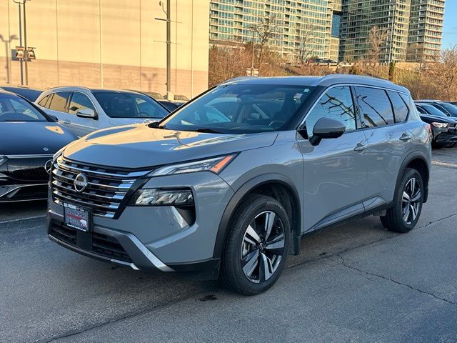 Boulder Gray Pearl 2024 Nissan Rogue SL AWD SUV / Crossover All-Wheel Drive Continuously Variable Transmission