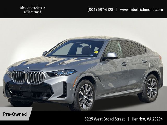 Gray Metallic 2025 BMW X6 xDrive40i AWD SUV / Crossover All-Wheel Drive 8-Speed Automatic