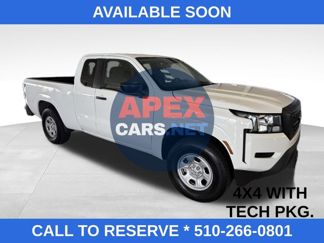 Glacier White 2023 Nissan Frontier Pickup Truck Four-Wheel Drive 9-Speed Automatic