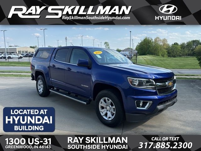 Laser Blue 2015 Chevrolet Colorado LT Crew Cab 4WD Pickup Truck Four-Wheel Drive 6-Speed Automatic