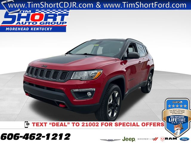 Redline Pearlcoat 2018 Jeep Compass Trailhawk 4WD SUV / Crossover Four-Wheel Drive 9-Speed Automatic