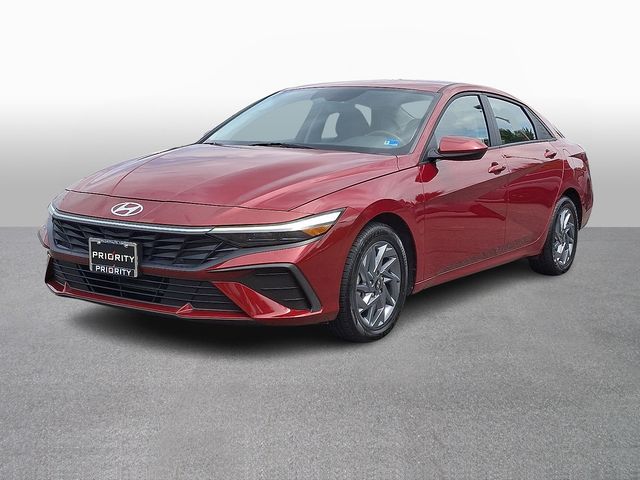 Ultimate Red 2024 Hyundai Elantra Sedan Front-Wheel Drive Continuously Variable Transmission