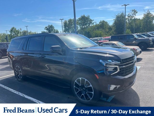 Black 2021 Chevrolet Suburban SUV / Crossover Four-Wheel Drive 