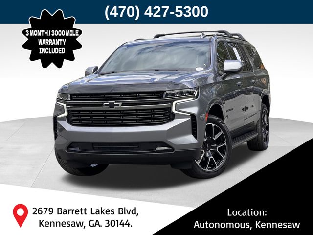 Gray (Satin Steel Metallic) 2021 Chevrolet Suburban RST RWD SUV / Crossover 4X2