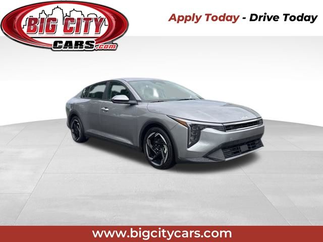 Steel Gray 2025 Kia K4 Sedan Front-Wheel Drive Continuously Variable Transmission
