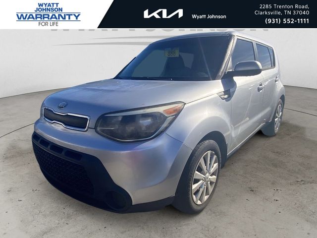 Bright Silver 2014 Kia Soul Base Wagon Front-Wheel Drive 6-Speed Manual