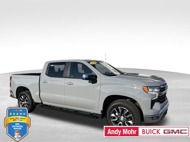 Slate Gray Metallic 2024 Chevrolet Silverado 1500 Pickup Truck Four-Wheel Drive 8-Speed Automatic