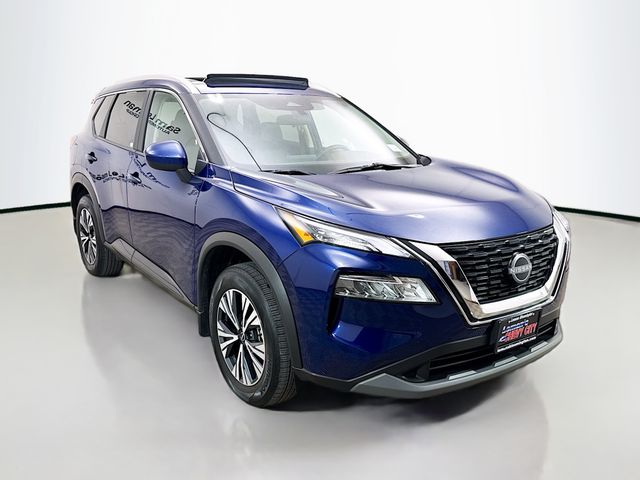 Caspian Blue Metallic 2023 Nissan Rogue SV AWD SUV / Crossover All-Wheel Drive Continuously Variable Transmission