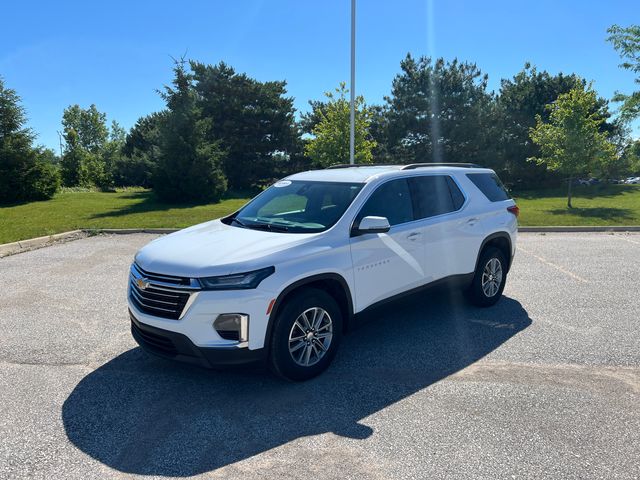 Summit White 2023 Chevrolet Traverse SUV / Crossover Four-Wheel Drive 9-Speed Automatic