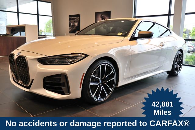 Alpine White 2021 BMW 4 Series Coupe All-Wheel Drive 8-Speed Automatic