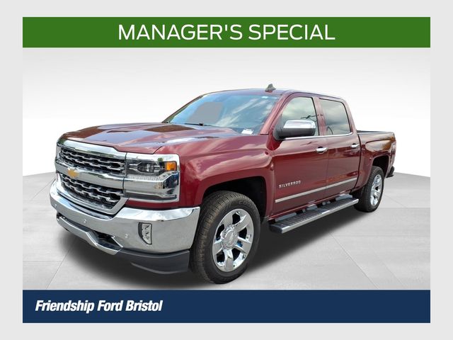 Siren Red Tintcoat 2017 Chevrolet Silverado 1500 LTZ Crew Cab 4WD Pickup Truck Four-Wheel Drive 8-Speed Automatic Overdrive