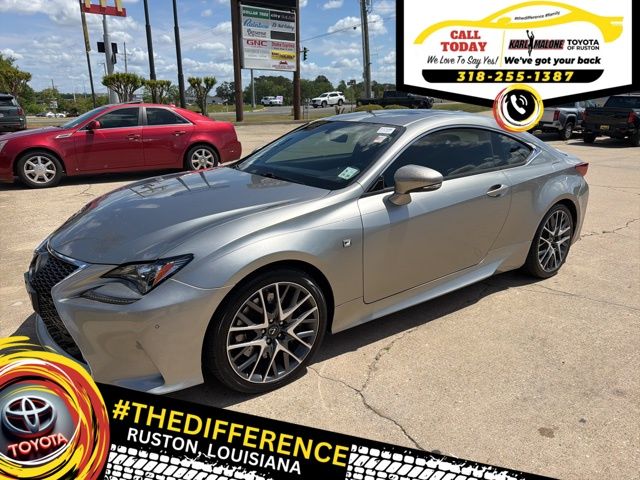 Silver 2017 Lexus RC 350 RWD Coupe Rear-Wheel Drive 8-Speed Dual Clutch
